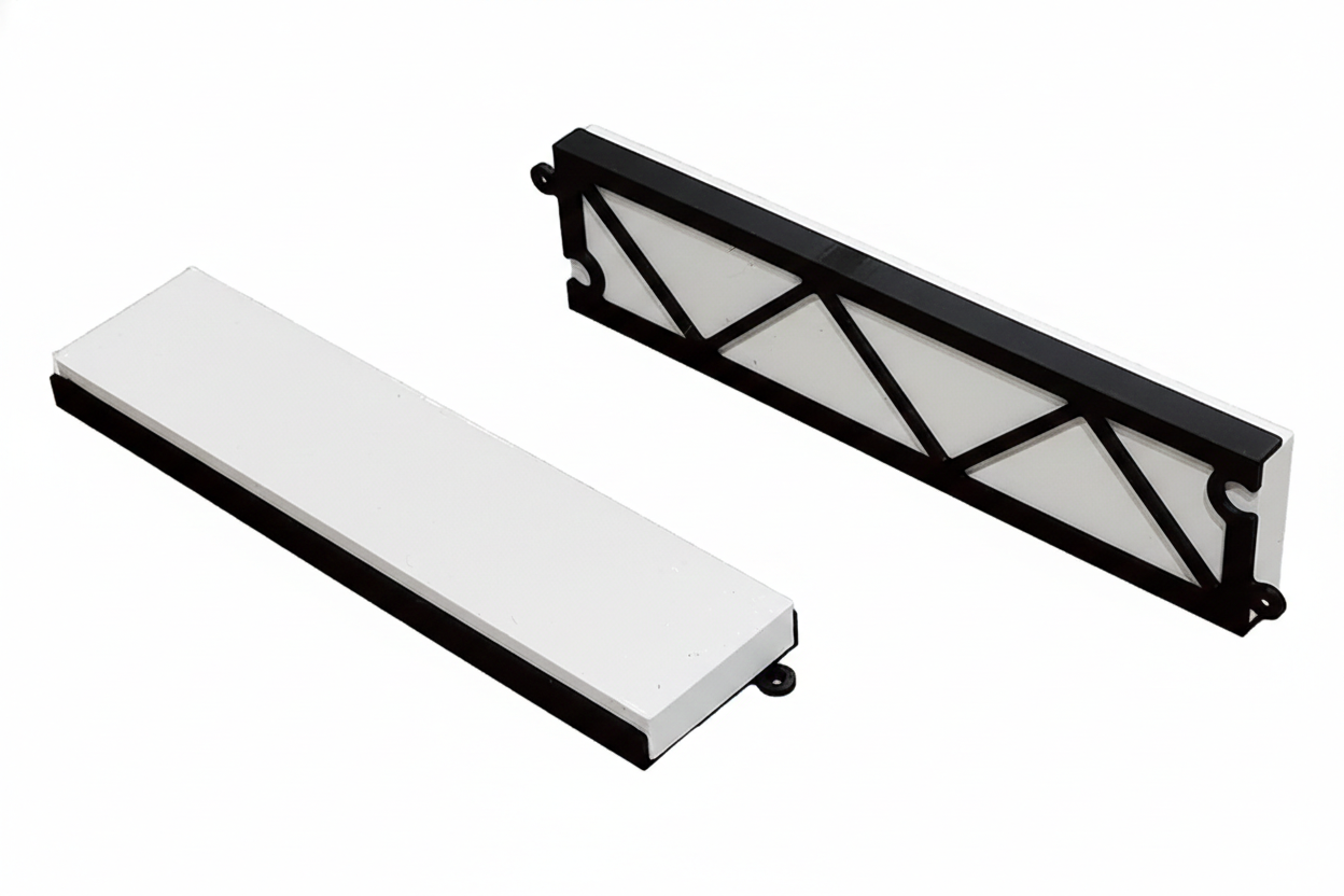 Base injetora de silicone reta